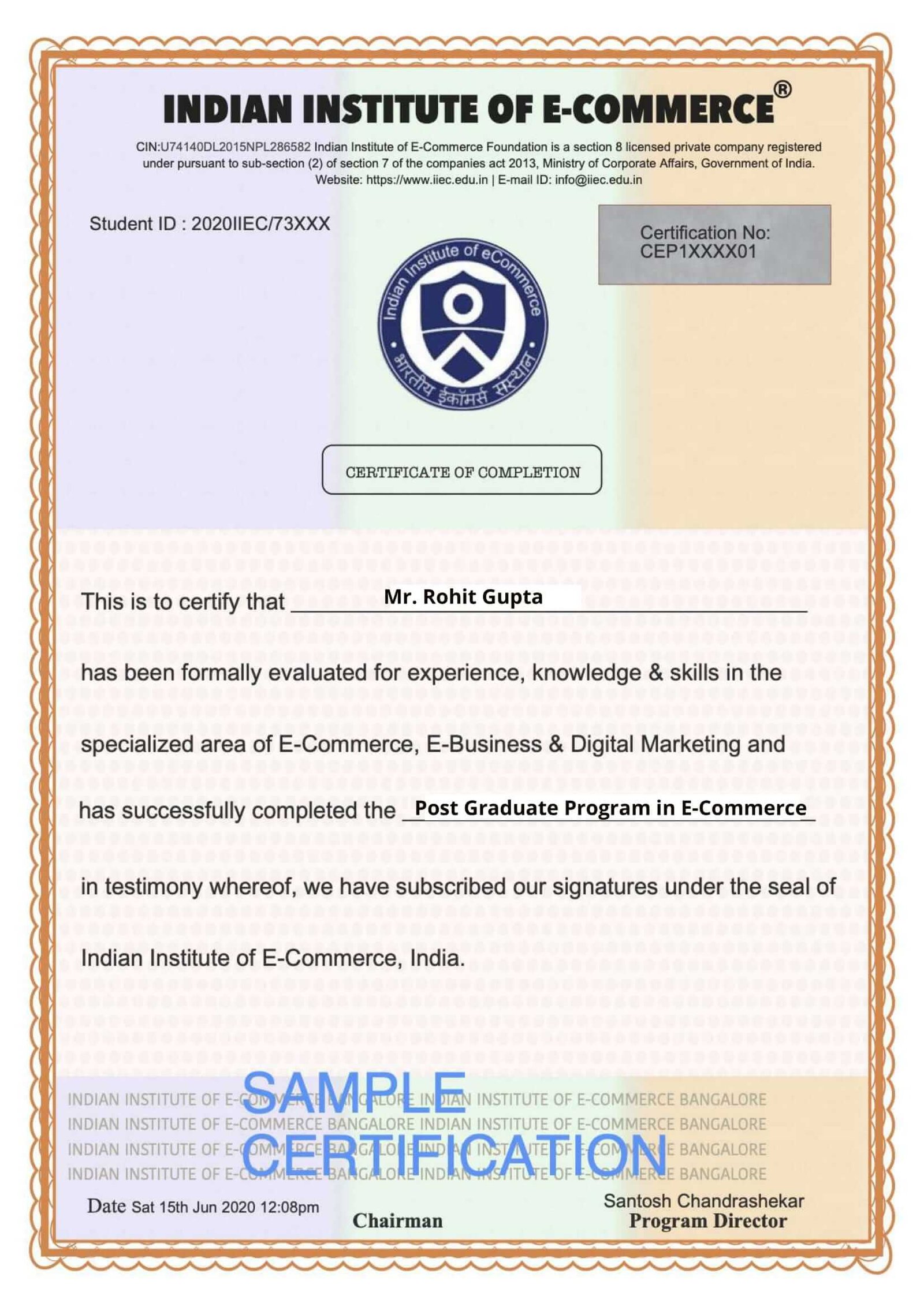 PGP Certificate - IIEC